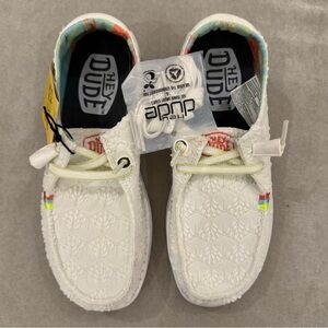 Hey Dude Kids Shoes - White